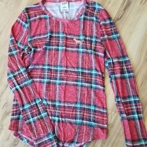 PINK Flannel Sleep Shirt